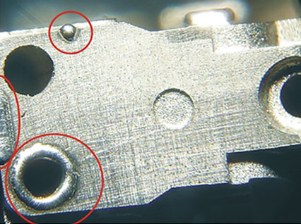 <a href='http://m.dongda88.com/product/3.htm' class='text_a'>模具激光焊機(jī)</a>修復(fù)模具效果